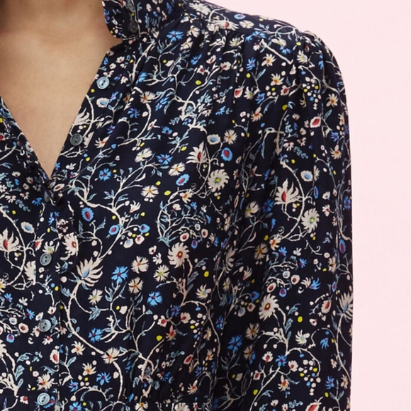 REBECCA TAYLOR SILK VIVIANNA VINE JACQUARD DRESS - Picture 4 of 10